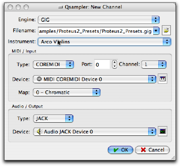 qsampler new channel
