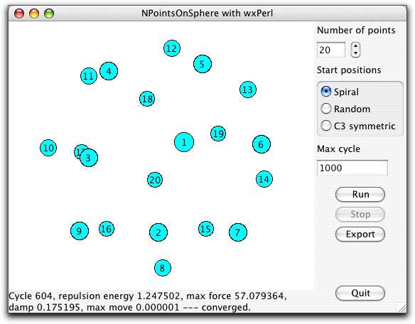 NPointsSphere_wx.pl Screen Shot