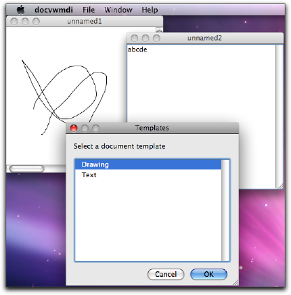 docvwmdi screen shot (Mac)